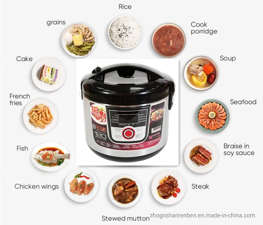 4L 5L Multi-Function Household Kitchen Home Appliance Electric Rice Aluminum Best Rice Cooker for Soup Meat Yogurt