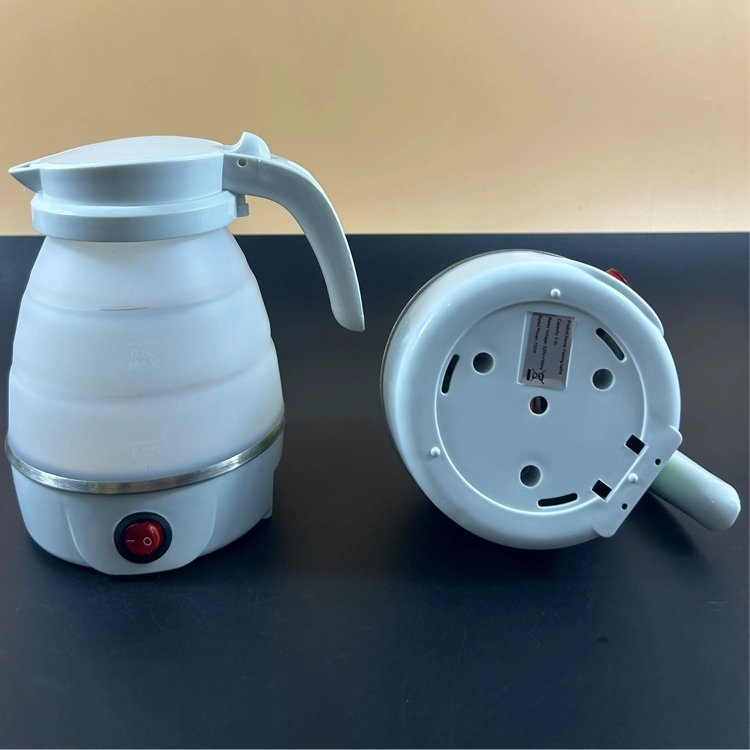 Folding Kettle 600ml Mini Stainless Steel Adjustable Temperature Travel Electric Kettle Coffee