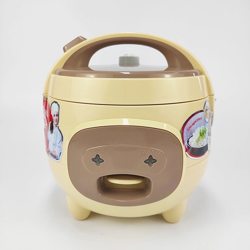1.8L Cooking-Appliances Deluxe Electric Rice Cooker with Brown Color Body