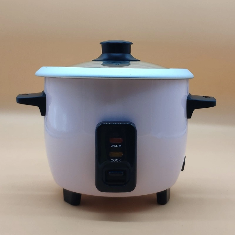 Small Mini Rice Cooker for Easy to Carry Portable Travel with Aluminium Pan Pot Container