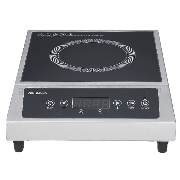 Electric Commercial Kitchen Equipment 2.7kw Stainless Steel Housing Induction Cooker
