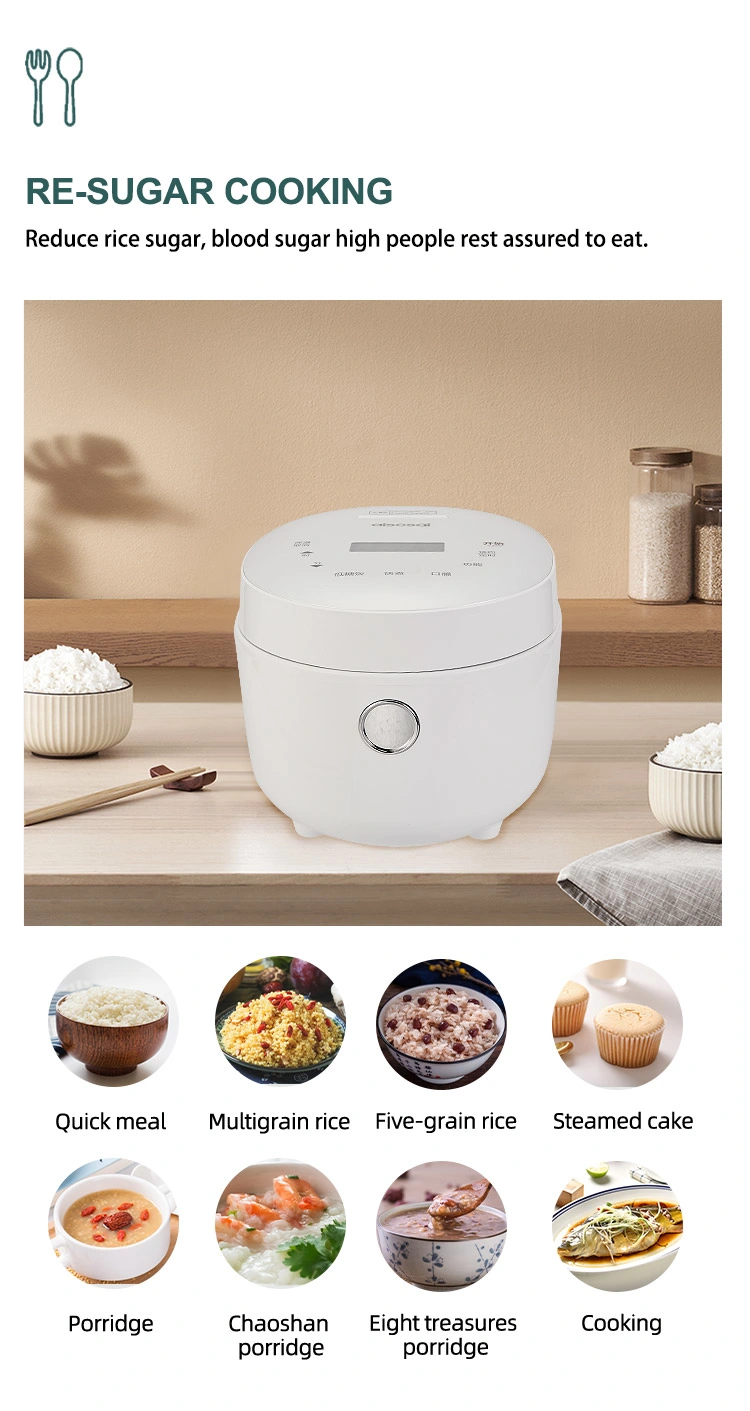 New Portable Kitchen Appliances Rice Cooker 3L 500W Multi Function Korea Style Desugared Electric Rice Cooker