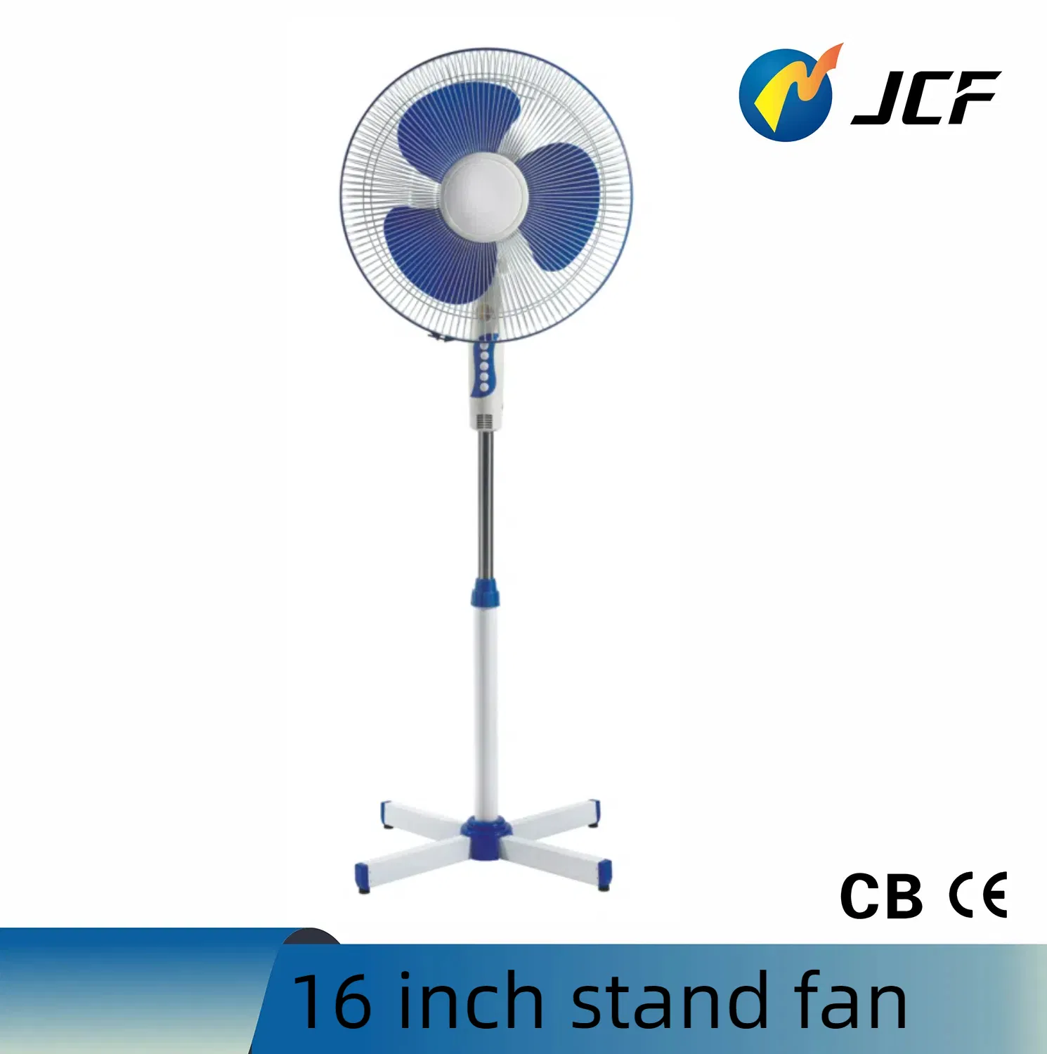 16 Inch Basic Europe Stand Fan with Cross Base Basic Customization ...