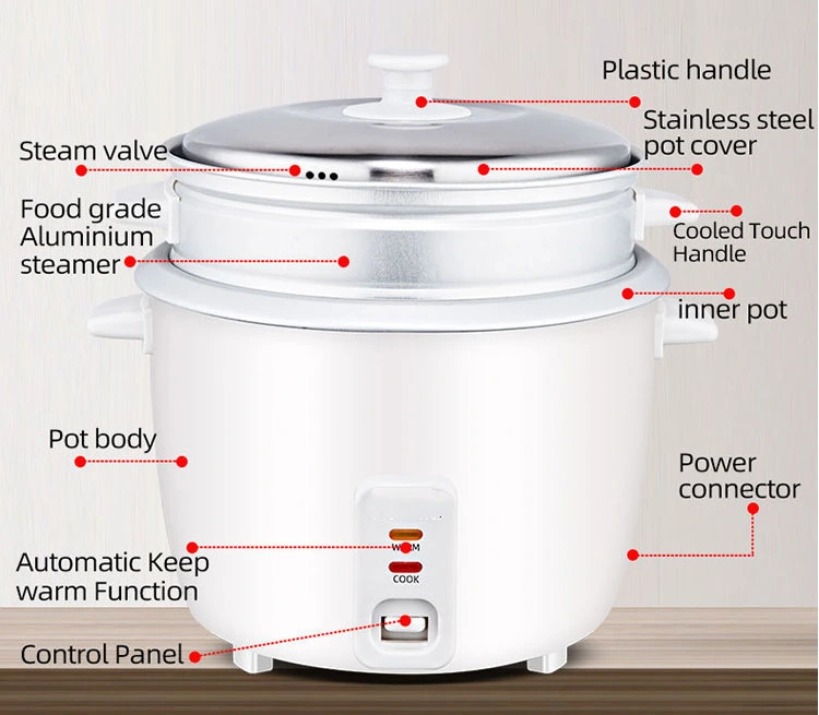 Hot Selling 0.6L Drum Rice Cooker Kitchen Appliance Electric Cooker Rice Cooker