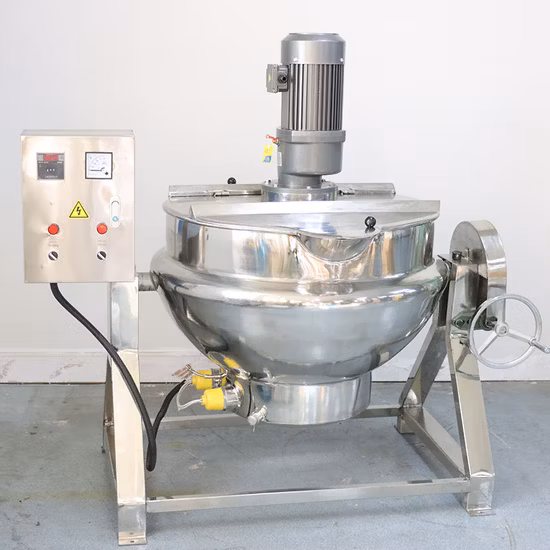 Used 100 Liter Glass Reaction Kettle, Multifunctional Slurry Stirring and Dispersion Kettle, Stainless Steel Electric Heating Reaction Kettle